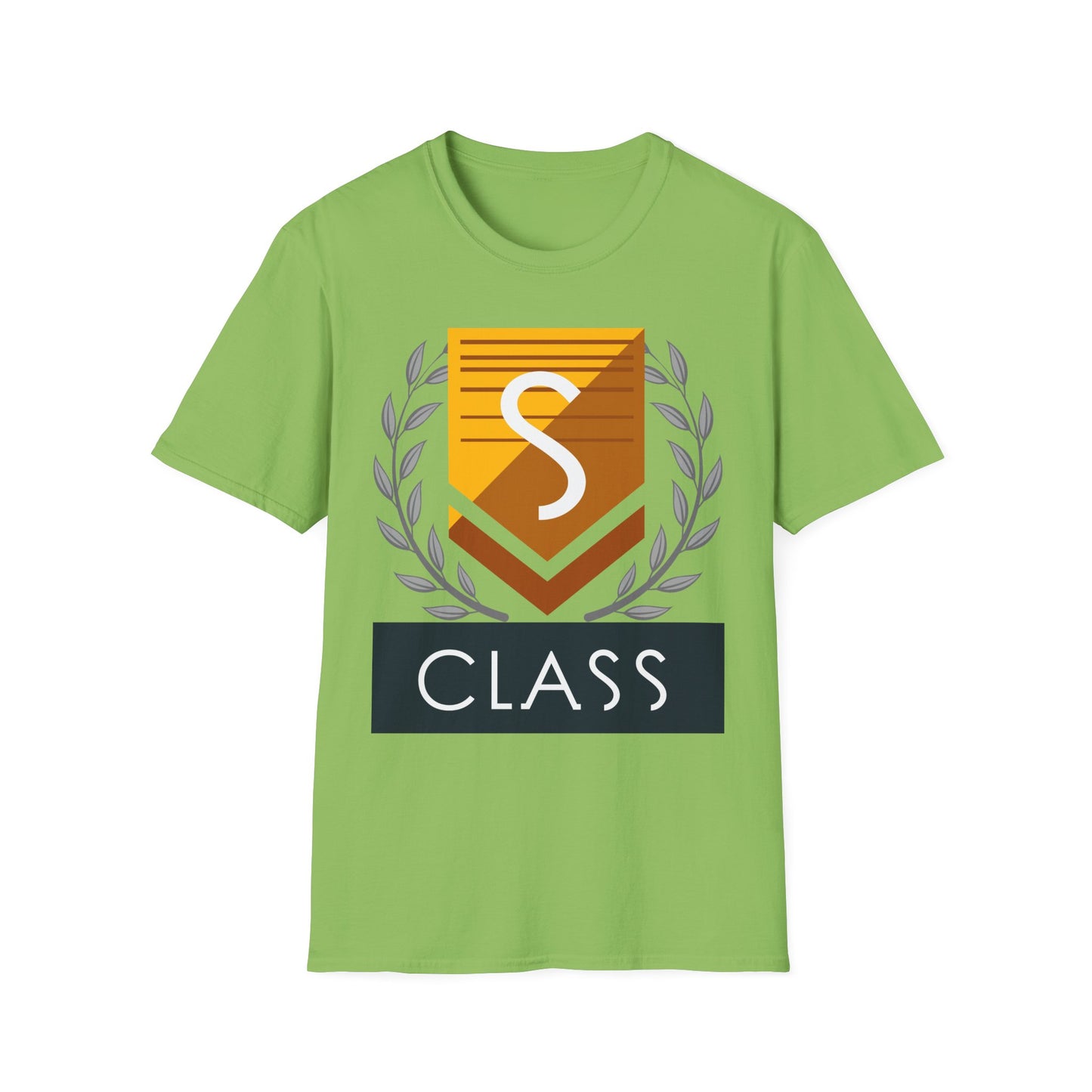 S Class Gray Wreath No Mans Sky themed unisex soft-style tee