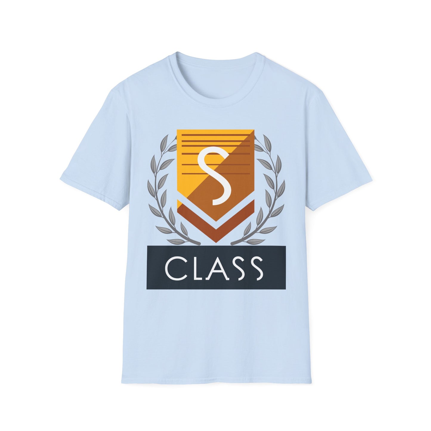 S Class Gray Wreath No Mans Sky themed unisex soft-style tee