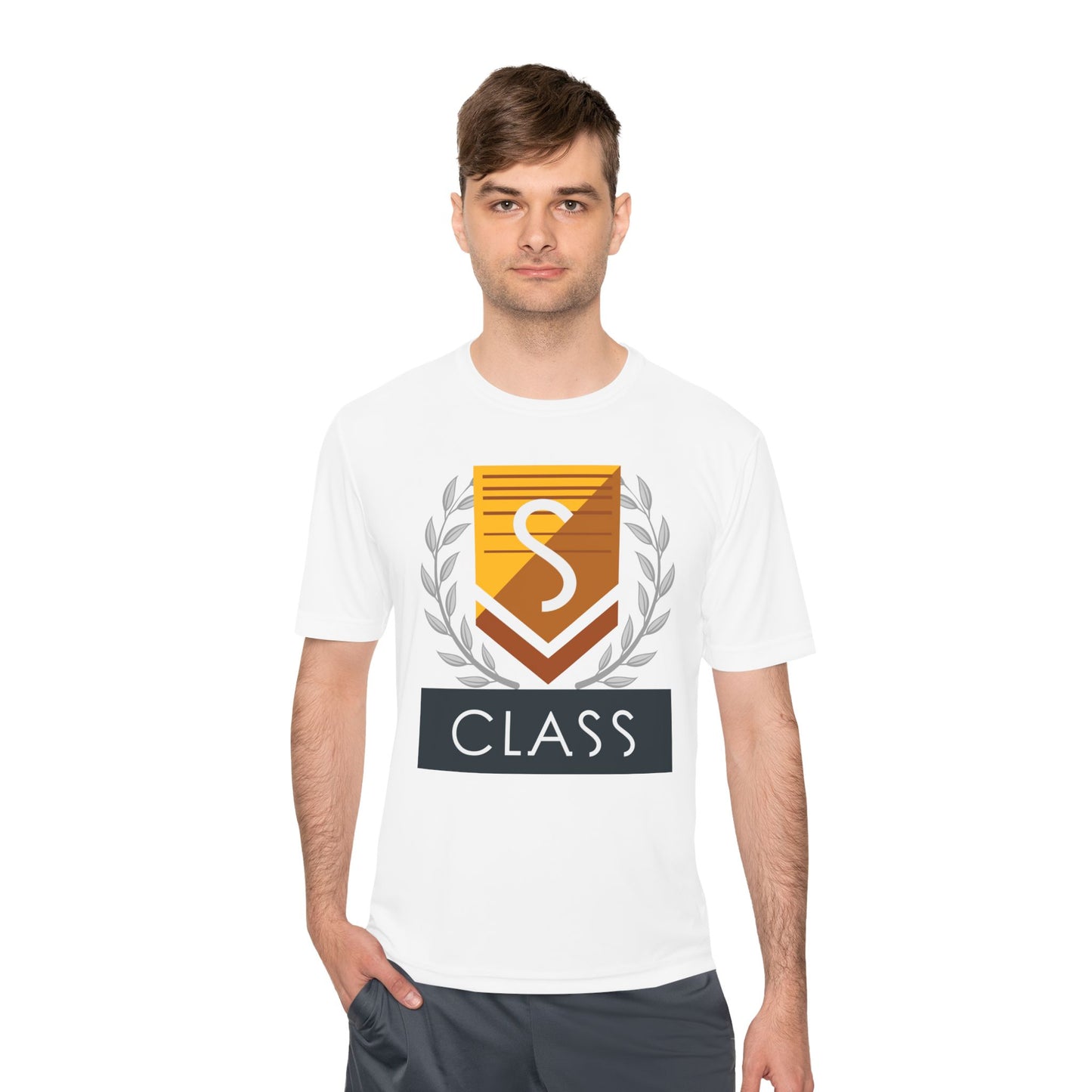 S Class Gray Wreath No Mans Sky themed Unisex Moisture Wicking Tee