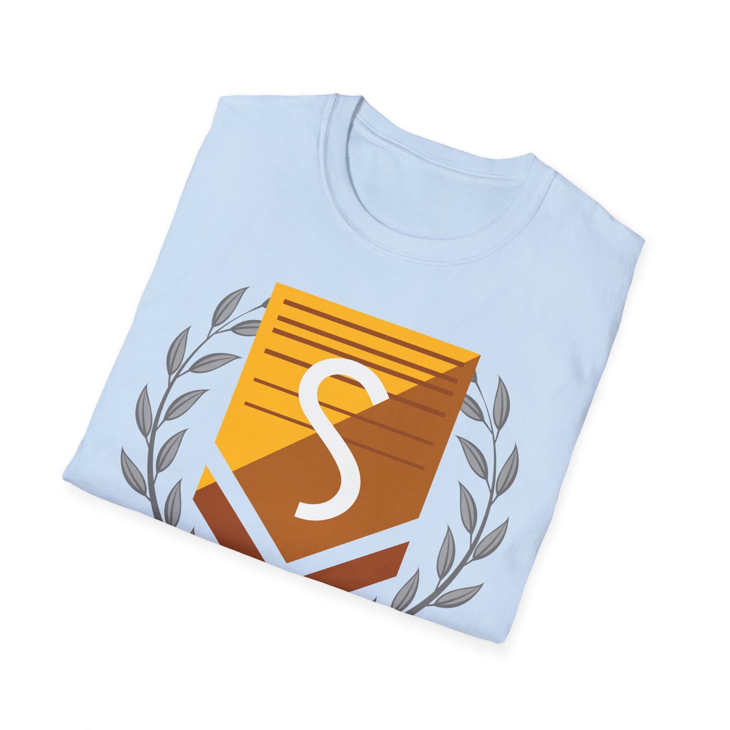 S Class Gray Wreath No Mans Sky themed unisex soft-style tee